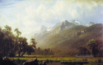  Bierstadt Malerei - der Sierras in der Nähe von See Tahoe Albert Bierstadt